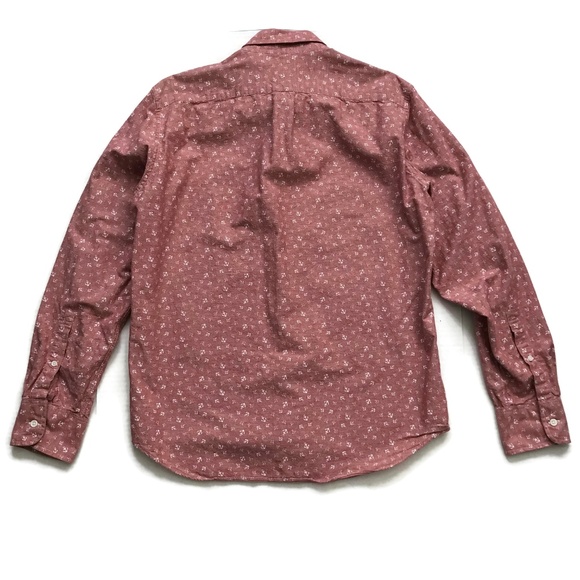 J.Crew Button Down Shirt Anchor Long Sleeve Cotton - Picture 2 of 6